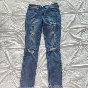Gap size 26 skinny jeans